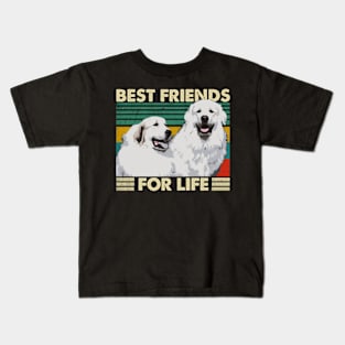 Whisker Whispers Pyrenees Best Friends For Life Tee Extravaganza Kids T-Shirt